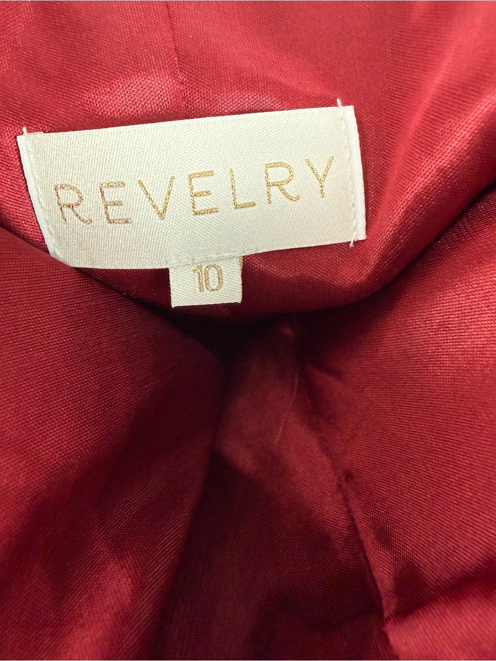 Revelry Jade Velvet Dress Romantic Rose One Shoulder Maxi Gown Bridesmaid Sz 10 - Picture 4 of 4